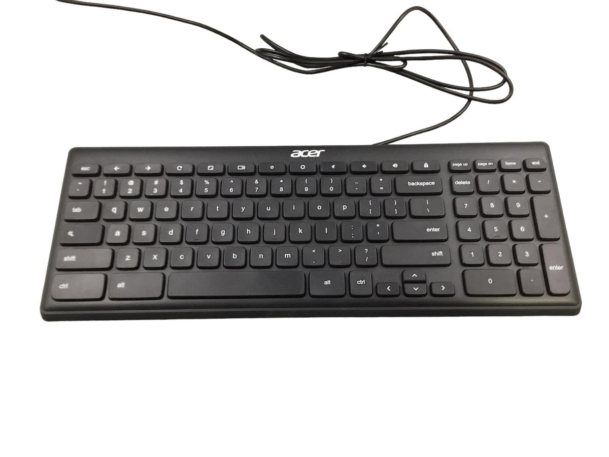 Acer KB69211 Black Slim USB Wired Keyboard | eBay