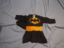 VTG 1972 PCA APPAREL BAT GIRL ONE PIECE W/CAPE BLACK SZ 2T USED READ