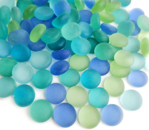 Flat Marbles Glass Gems Pebbles Gemstone Vase Fillers Beads for Vases Gems Aquar