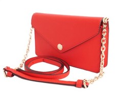 Michael Kors Sac Bandoulière Jet Set Travel SM Chaîne Flap Xbody D.Sangria