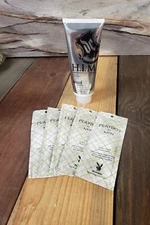 Devoted H.I.M 3 In 1 Body Wash + Playboy For Men Tanning Lotion Packets