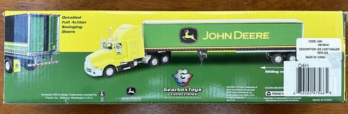 Gearbox John Deere Kenworth Conv. w/Sleeper & 53 Ft. Dry Van (#D4H 198190-01) - Picture 3 of 6
