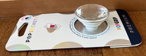New PopSockets PopGrip Phone Grip Stand Swappable Disco Crystal Premium Silver - 第 8/24 張圖片
