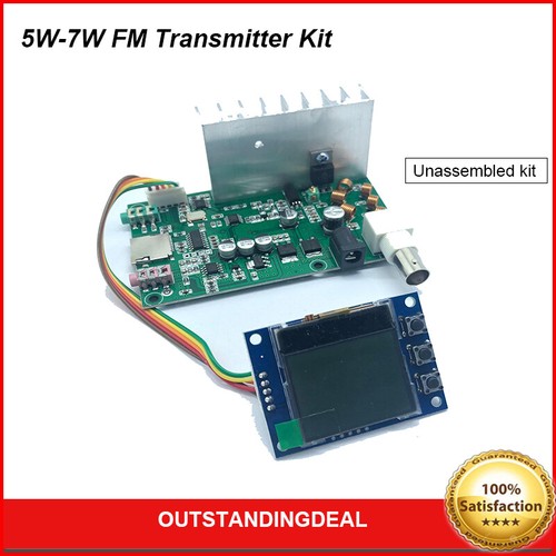 5W-7W FM Transmitter Kit Radio Station 