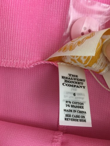 Beaufort Bonnet Company Julia Jumper Hot Pink Corduroy Girls Sz 6 NWT - Picture 7 of 10