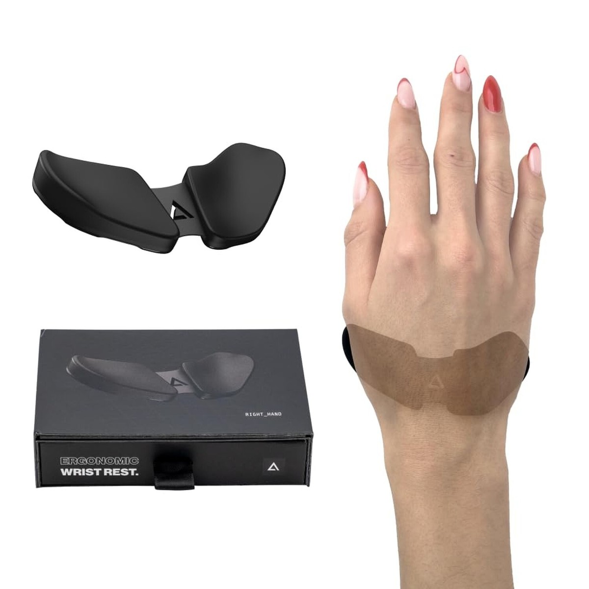 DELTAHUB Carpio 2.0 - Left-Handed Truly Ergonomic Wrist Rest for