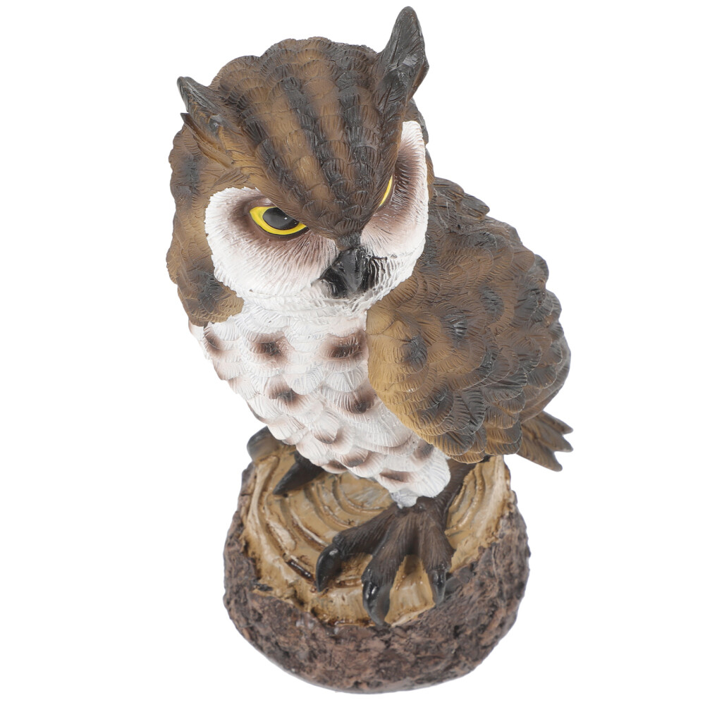 Eulenverzierung Tierdekoration Im Freien Gartenfiguren Für Draußen