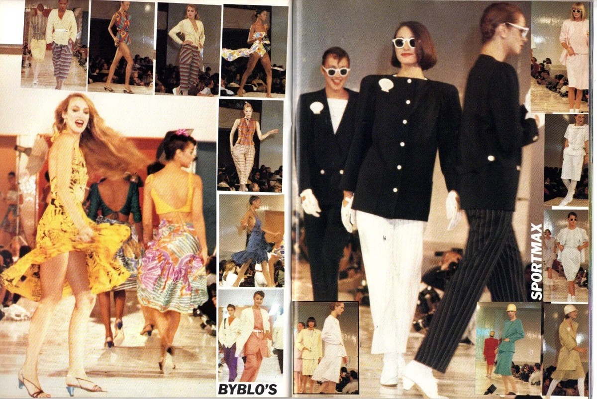 Vintage VOGUE ITALIA magazine Summer 1980 dossier della moda 1980s Vintage VOGUE ITALIA magazine Summer 1980 dossier della moda 1980s