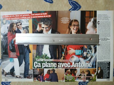 Presseausschnitt Carole Bouquet Elodie Gossuin French Clipping 3 Seiten