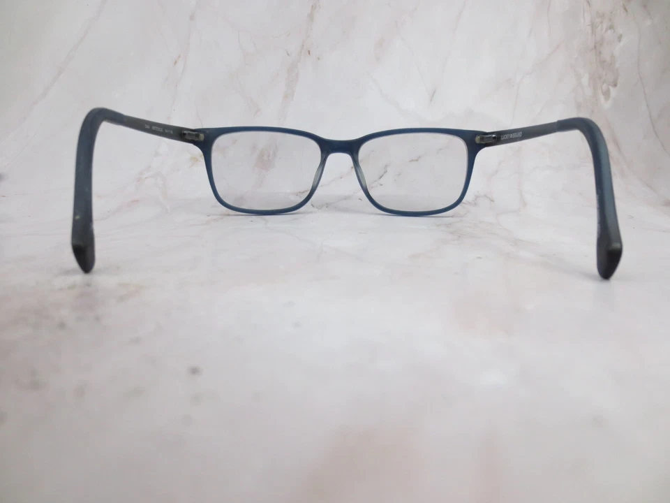 Marco de gafas Lucky Brand D404 para hombre azul mate borde completo cuadrado 54-17-140 Foto 4 de 4