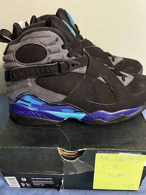 Size 9 - Jordan 8 Retro Aqua 2015 888410239575 | eBay