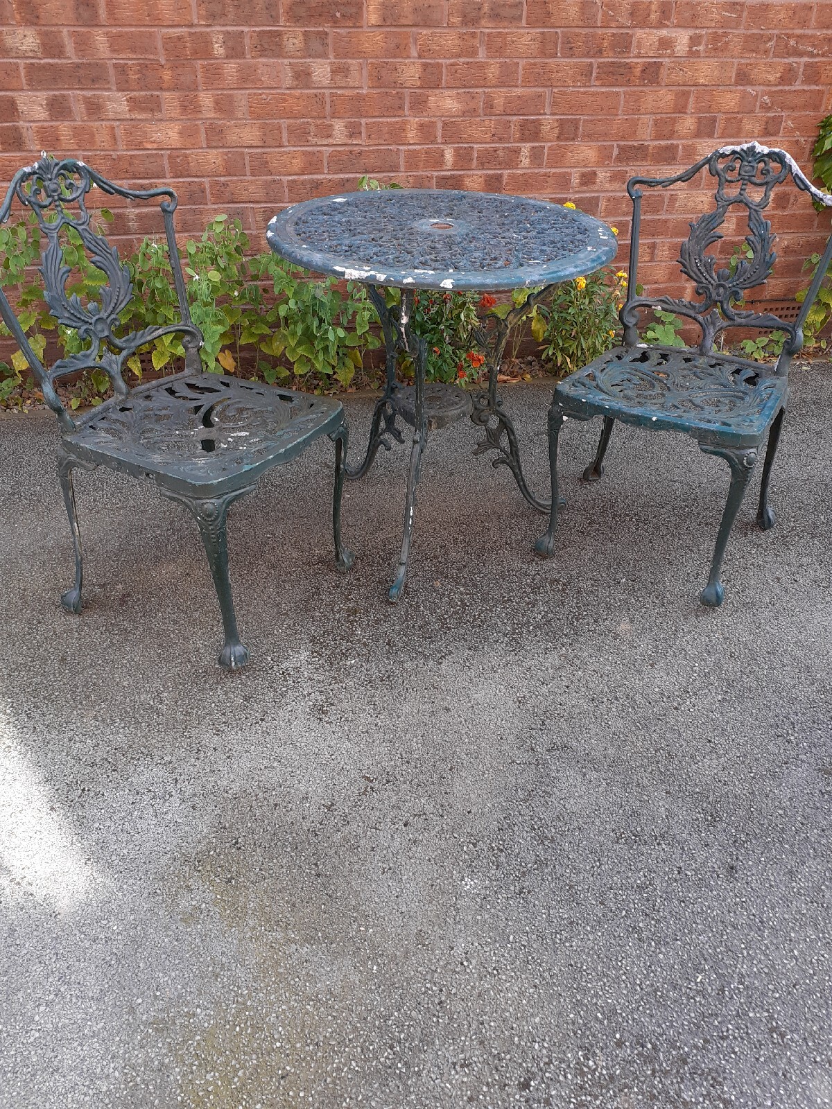 vintage garden table chairs eBay