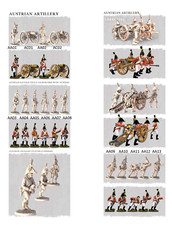 Napoleonic Austrian Artillery - 3D printed Figures