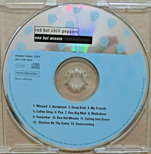 Red Hot Chili Peppers - One Hot Minute PROMO CD PROP61 & By the Way CD both MINT - Imagen 3 de 9
