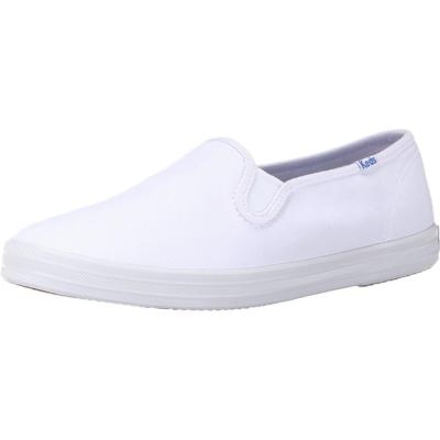 white ked slip ons