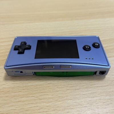 NINTENDO Gameboy Micro Handheld Game Console Only Blue