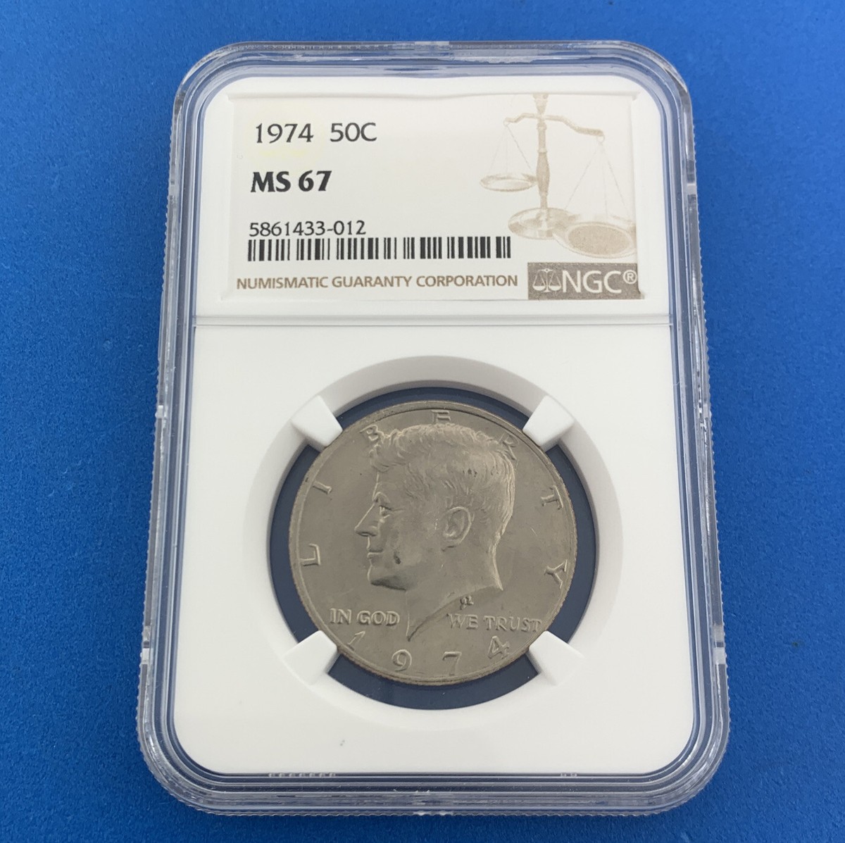 1974年 50フラン 銀貨 PCGS MS67 1974年 50フラン 銀貨 PCGS MS67 PCGS/MS67】東京オリンピック