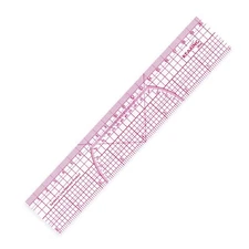 Clear Sewing Graph Ruler - Dual Scale Quilting Pattern Tool