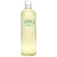 16 oz PURE ORGANIC SOYBEAN OIL COLD PRESSED CARRIER OIL 