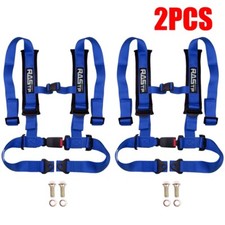 2x 4 Point 2 Racing Harness Seat Belt W Button Release For Atv Utv Universal 2x 4 Point 2 Racing Harness Seat Belt W Button Release For Atv Utv Universal
