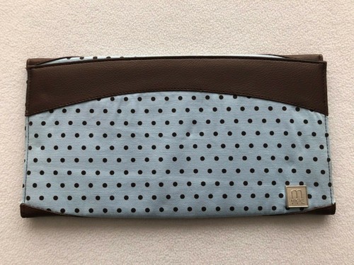 Miche Classic Shell Blue Brown Polka Dots