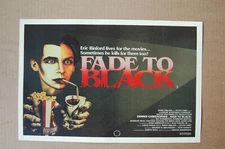 Fade to Black Lobby Card Movie Poster