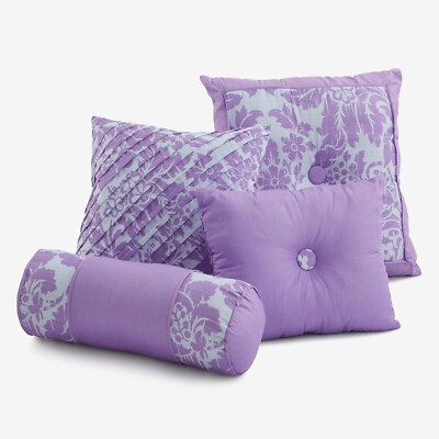 20 Pc. Comfort Maggie comfort bed in a bag Queen Purple/Lilac Whole room Decor