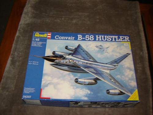 Revell Model kit #04337 Convair B-58 Hustler box opened 1/48 kit Factory sealed