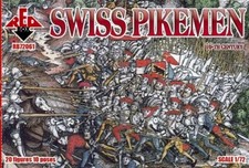 REDBOX 1:72 RB72061 16TH CENTURY SWISS INFANTRY PIKEMEN 20 FIGURES TAN