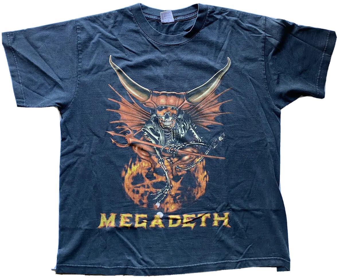 Vintage Megadeth 1992 Countdown To Extinction Tour Shirt Vic 
