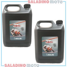 10LT - 2 FUSTINI X 5LT ROLOIL 2T SYNT-S OLIO MISCELA 100% SINTETICO