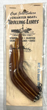 Capt. John Sekora vintage trolling lures 4/0 umbrella rig baits 4 Pk natural