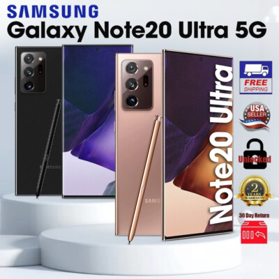 Samsung Galaxy NOTE 20 Ultra 5G Factory Unlocked SM-N986U1- NEW, 2 YEAR WARRANTY