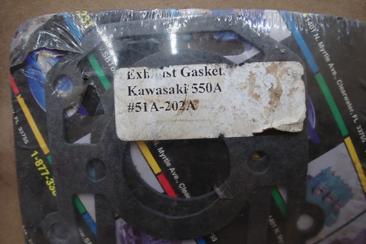 KAWASAKI 550A EXHAUST GASKET SEAL 51A-202A NEW / OLD STOCK | eBay