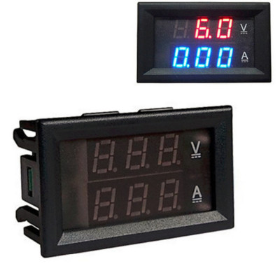 DC 0-100V 10A Digital LED Voltmeter Amperemeter Spannungsmesser Strommesser 