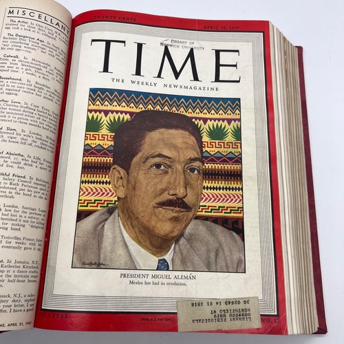 1947 Time Magazine Red Bound Ghandi Chen Li-Fu Derocher Eisenhower V49 Apr-June - Picture 12 of 18
