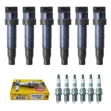 Set of 6 Ignition Coil & NGK Spark Plug for Azera Sonata / Sedona Sorrento V6