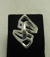 Stilvolle echte Sterling Silber Ring solide punziert 925 handgefertigt