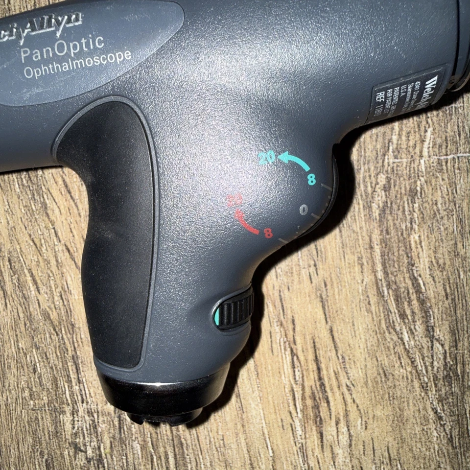 Welch Allyn PanOptic 3,5 В галогенный офтальмоскоп HPX только головка с наглазником # 11810 - Изображение 3 из 4