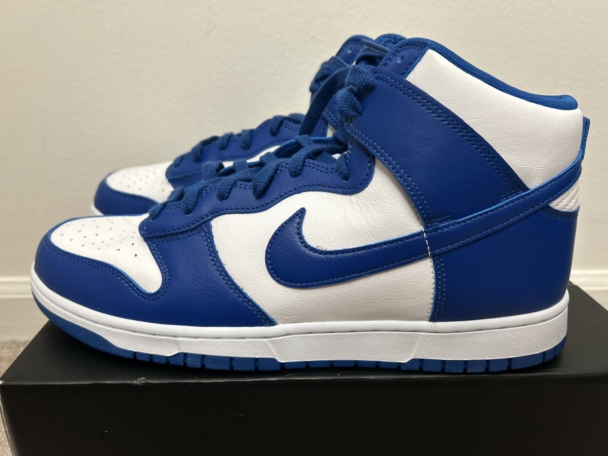 Nike Dunk High Top Retro Game Royal Blue White Sneaker HF3143-100