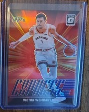 2024-25 Panini Donruss Optic, Express Lane Victor Wembanyama #19 Purple Prizm