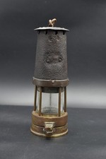 ANTIQUE  NAYLOR WIGAN MARSAUT K  ~  W C & I Co LTD ~ MINERS SAFETY LAMP