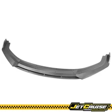 Fits 19-21 Honda Civic IKON V3 Matte Black Front Bumper Lip Splitter 2PCS