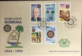 Kenya 1994 Rotary First Day Cover