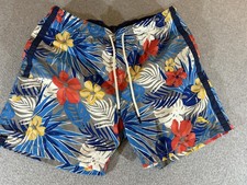 Tommy Bahama Swim Shorts Men Large Floral Swim Trunks Hawaiian Tropical Swimsuit
