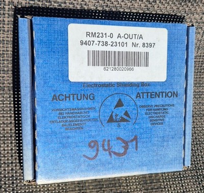 PMA Modul RM231-0 A-OUT/A 9407-738-23101 Analog Outputmodul 4 Kanal 0-20mA 0-10V