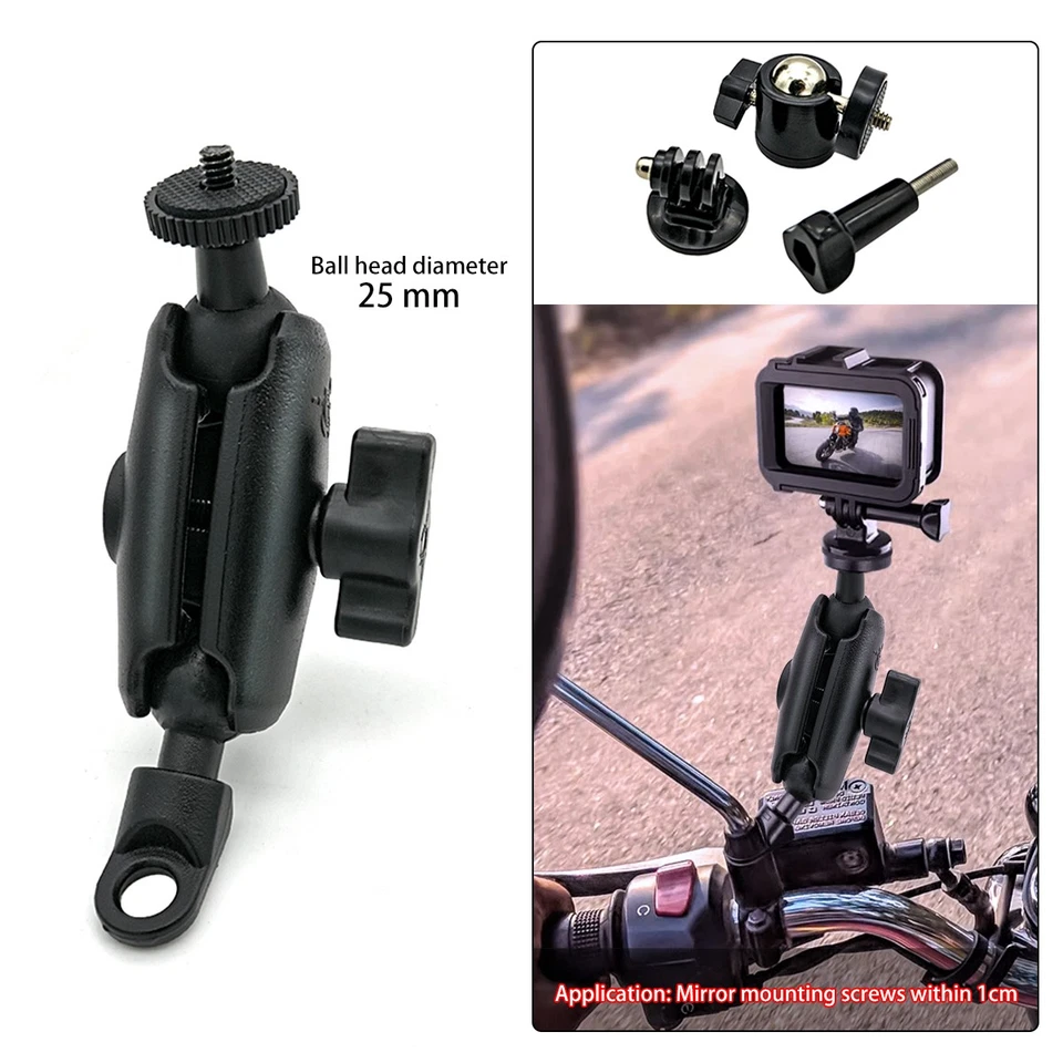 Soporte para cámara de acción para motocicleta Yamaha Suzuki Honda Kawasaki Foto 3 de 4