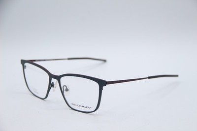 NEW BELLINGER DENMARK LESS TITANIUM-5931 C.7469 GRAY AUTHENTIC EYEGLASSES 53-16
