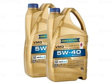 RAVENOL VMO SAE 5W-40 Motoröl 10 Liter (2x5L) BMW LL-04, GM dexos2, MB 229.31 RAVENOL VMO SAE 5W-40 Motoröl 10 Liter (2x5L) BMW LL-04, GM dexos2, MB 229.31