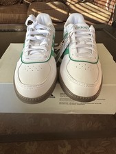 Brand NEW Adidas Women's Breaknet Sleek Semi Green/White Sneakers Shoes READ